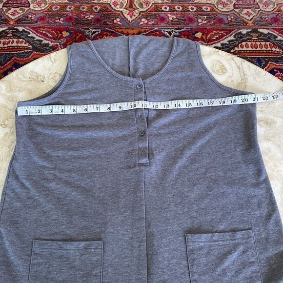 La Vie en Rose Soft Baggy Grey Poly/Cotton Romper - Picture 9 of 12